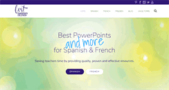 Desktop Screenshot of bestpowerpointsforspanishclass.com