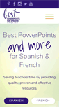 Mobile Screenshot of bestpowerpointsforspanishclass.com